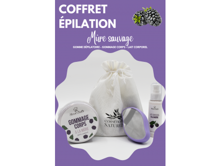Coffret épilation Mûre sauvage pas cher / 100% Naturel