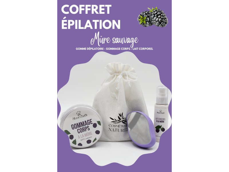 Coffret épilation Mûre sauvage pas cher / 100% Naturel