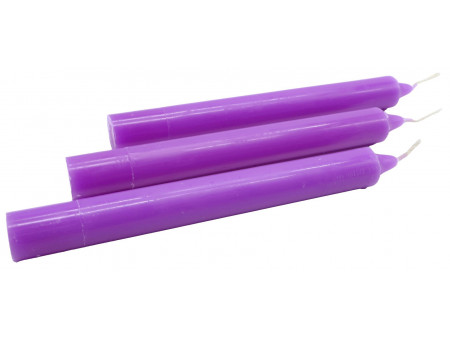 Bougie Violet Teintée 22cm Pas Cher | Livraison Rapide