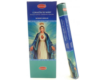 Encens Sacré Coeur de Marie pas cher / Boîtes de 6 Paquets de 20g