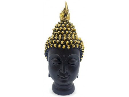 Tête de Bouddha Noir pas cher - Paiement Sécurisé