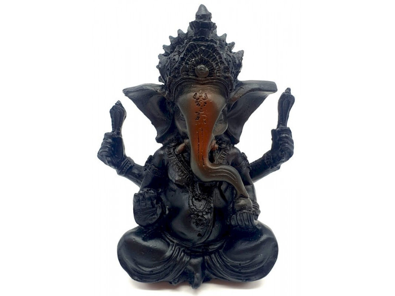 Statue Résine Ganesh Antique pas cher - Paiement Sécurisé