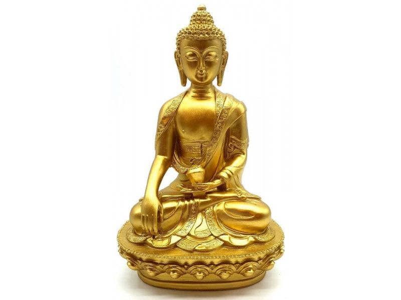 Statue  Bouddha & Bol Or pas cher - Paiement Sécurisé