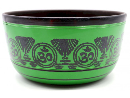 Bol Chantant Tibétain Aluminium OM Vert 850g pas cher