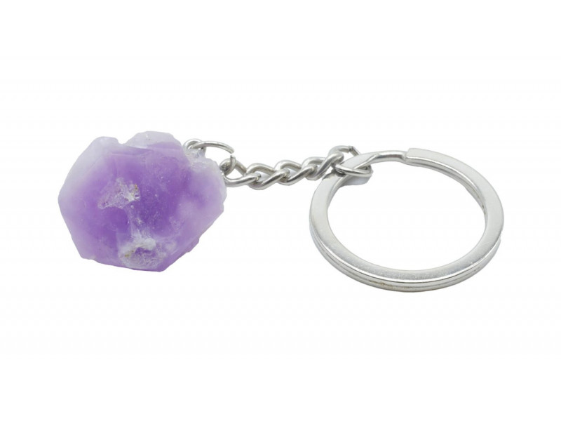 Porte-Clés Améthyste brute pas cher - Livraison Rapide