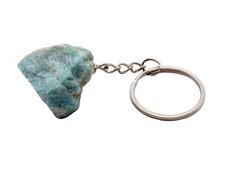 Porte-Clés Amazonite brute pas cher - Livraison Rapide