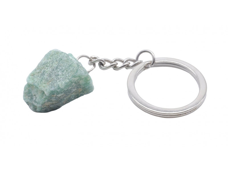 Porte-Clés Aventurine Verte brute pas cher - Livraison Rapide