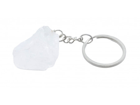 Porte-Clés Cristal de Roche brute pas cher - Livraison Rapide