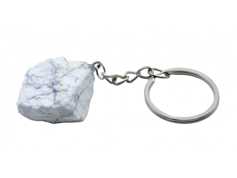 Porte-Clés Howlite brute pas cher - Livraison Rapide