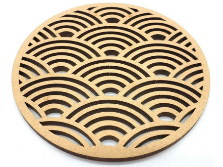 Plaque Bois Motif Soleil pas cher - Lithothérapie à Petit Prix