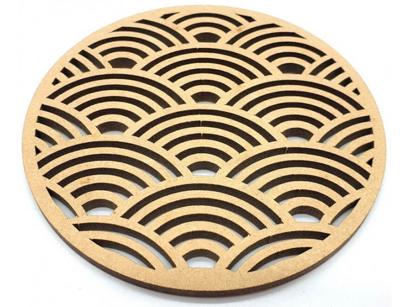 Plaque Bois Motif Soleil pas cher - Lithothérapie à Petit Prix