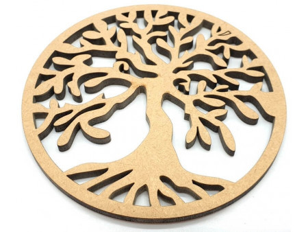 Plaque Arbre de Vie Sculpté 10cm pas cher - Lithothérapie