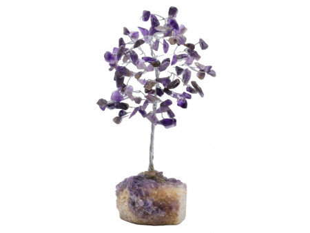 Arbre du Bonheur Améthyste & Druse pas cher | Lithothérapie