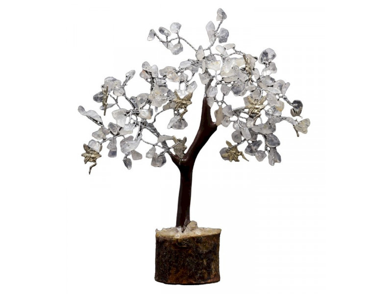 Arbre du Bonheur Cristal de Roche Fée pas cher | Lithothérapie