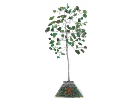 Arbre du Bonheur Jade Verte Orgonite pas cher | Lithothérapie