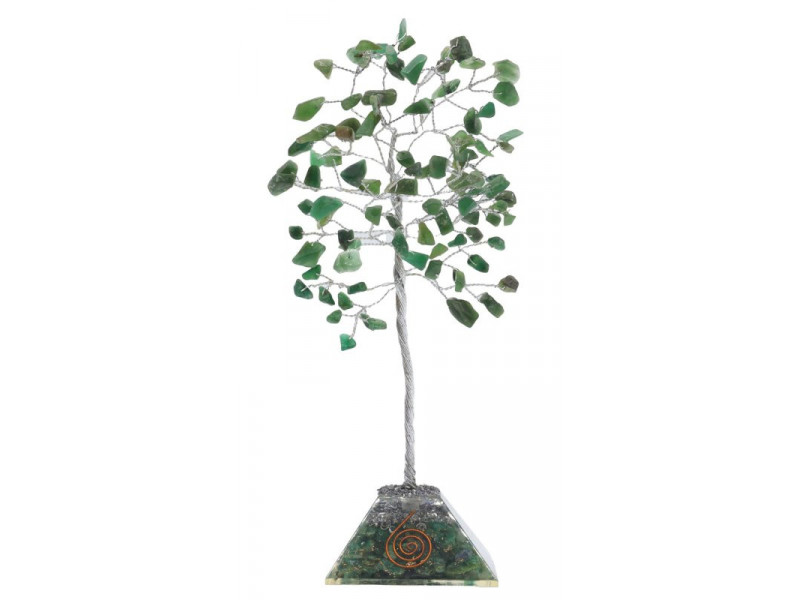 Arbre du Bonheur Jade Verte Orgonite pas cher | Lithothérapie