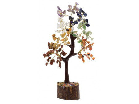 Arbre du Bonheur 7 Chakras 160pcs pas cher | Lithothérapie