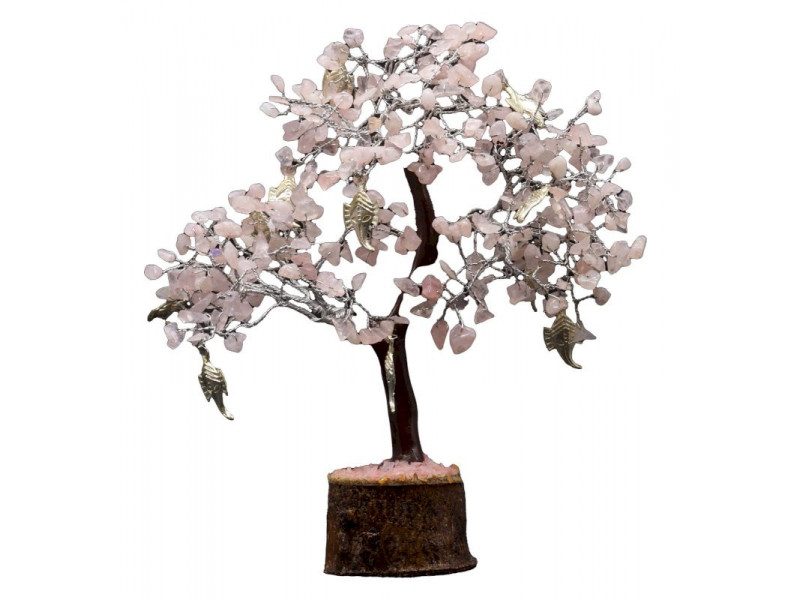 Arbre du Bonheur Quartz Rose Ganesh pas cher