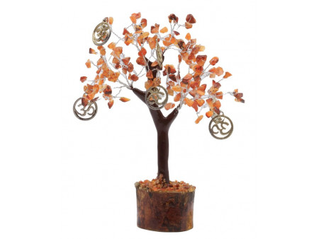 Arbre du Bonheur Cornaline Om pas cher / Lithothérapie