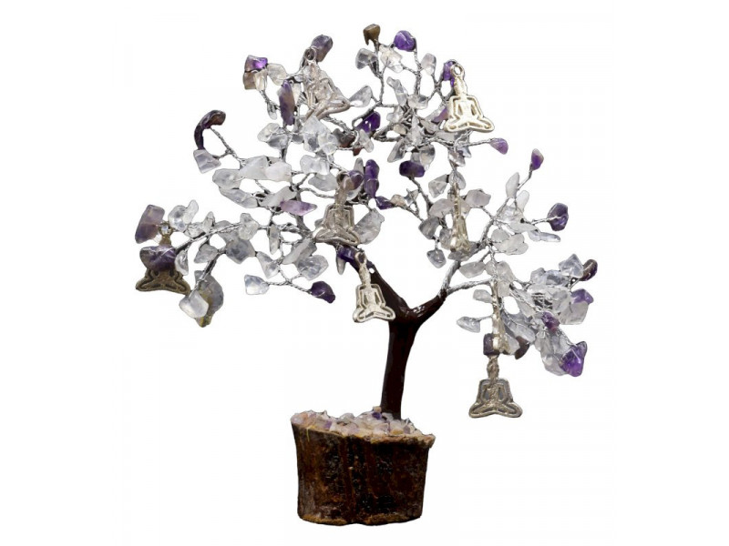 Arbre du Bonheur Cristal/Améthyste Yoga pas cher / Lithothérapie