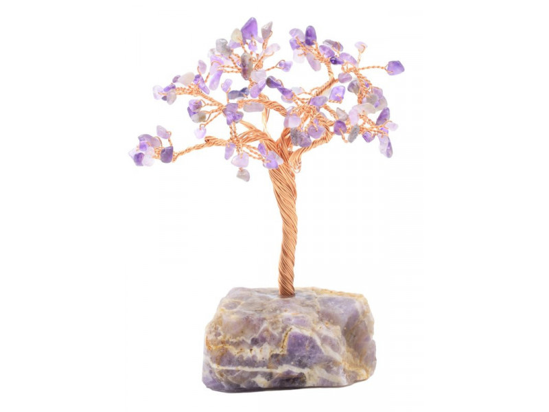 Arbre Améthyste sur druse d’Améthyste – Sérénité & Énergie Positive