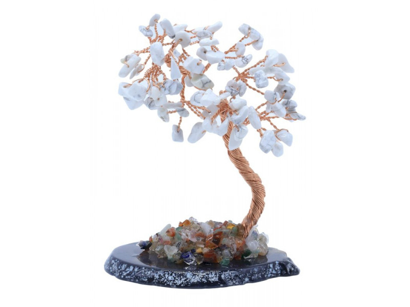 Arbre du Bonheur Howlite pas cher / Lithothérapie