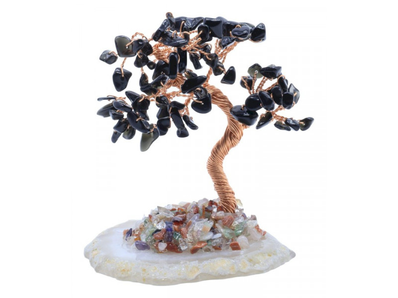 Arbre du Bonheur Obsidienne Noir pas cher / Lithothérapie