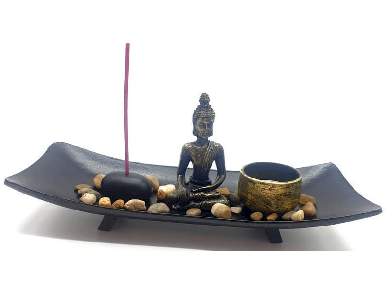 Jardin Zen Bouddha Ondulé 26cm pas cher - Paiement Sécurisé