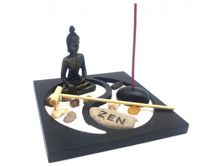 Jardin Zen Bouddha Yin-Yang 15cm pas cher - Paiement Sécurisé