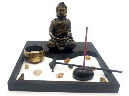 Jardin Zen Bouddha Vague 20cm pas cher - Paiement Sécurisé