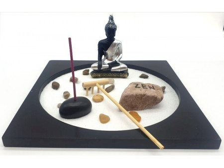 Jardin Zen Bouddha Rond 23cm pas cher - Paiement Sécurisé