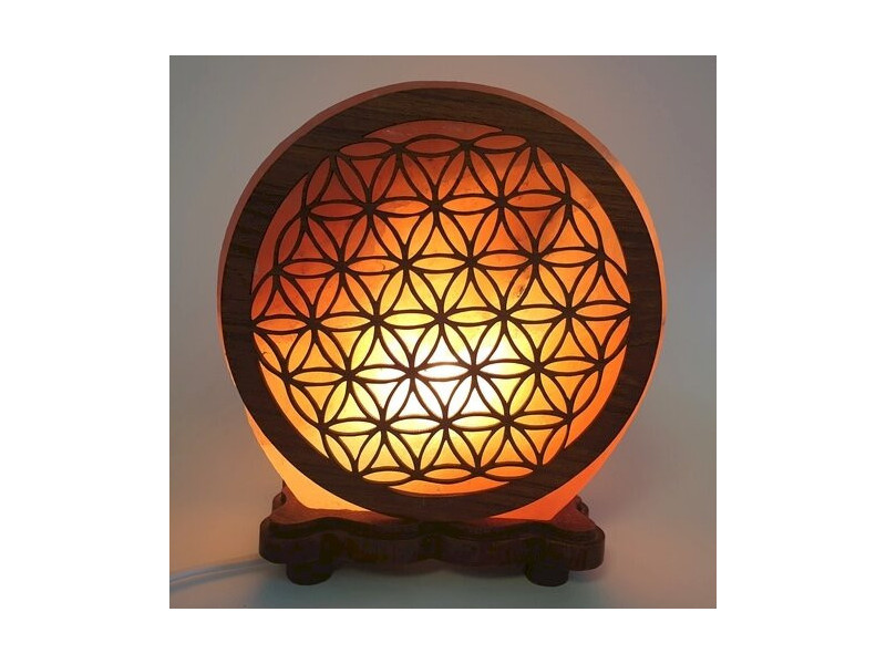 Lampe de Sel Fleur de Vie 5KG Pas Cher | Livraison Rapide