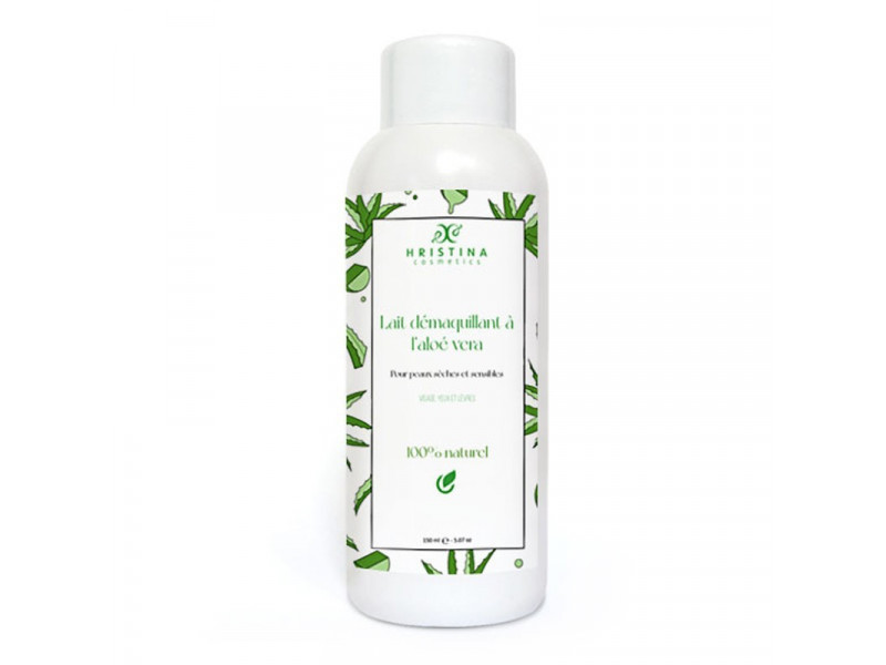 Lait nettoyant et démaquillant douceur à l'aloé vera - 150ml 100% naturel Pas Cher