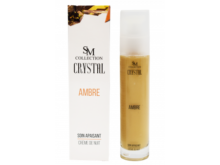 Crème de nuit à la poudre d'ambre 100% naturelle 50ml 100% naturelle Pas Cher