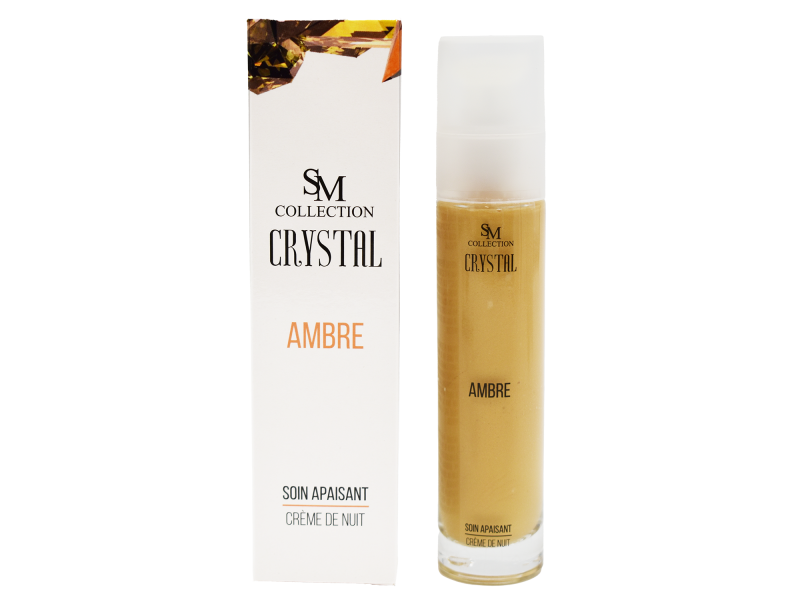 Crème de nuit à la poudre d'ambre 100% naturelle 50ml 100% naturelle Pas Cher