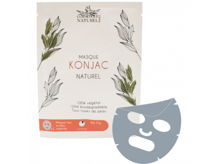 Masque Konjac - Charbon de bambou Pas Cher