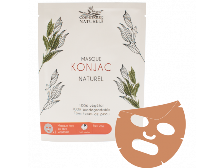 Masque konjac - Argile rouge Pas Cher