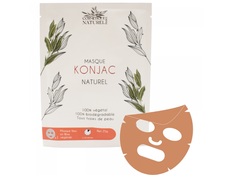 Masque konjac - Argile rouge Pas Cher
