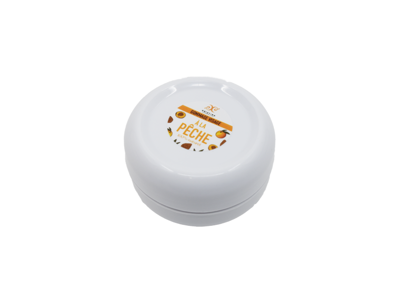 Gommage visage pêche - 50ml 100% naturel - Format voyage Pas Cher