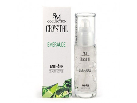 Sérum visage anti-âge à l'émeraude 30ml Pas Cher