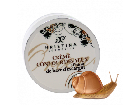 Crème contour des yeux à la bave d'escargot Pas Cher
