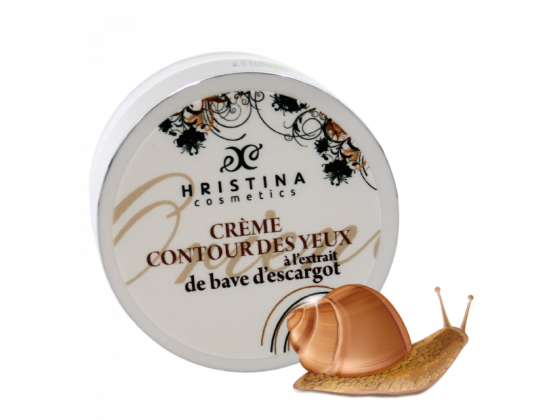 Crème contour des yeux à la bave d'escargot Pas Cher