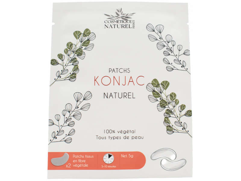 Patchs contours des yeux au Konjac - Citron Pas Cher