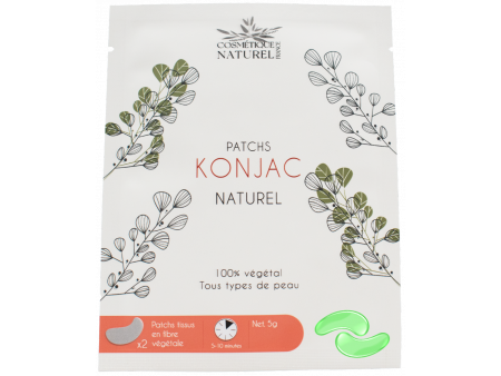 Patchs contours des yeux au Konjac - Aloé vera Pas Cher
