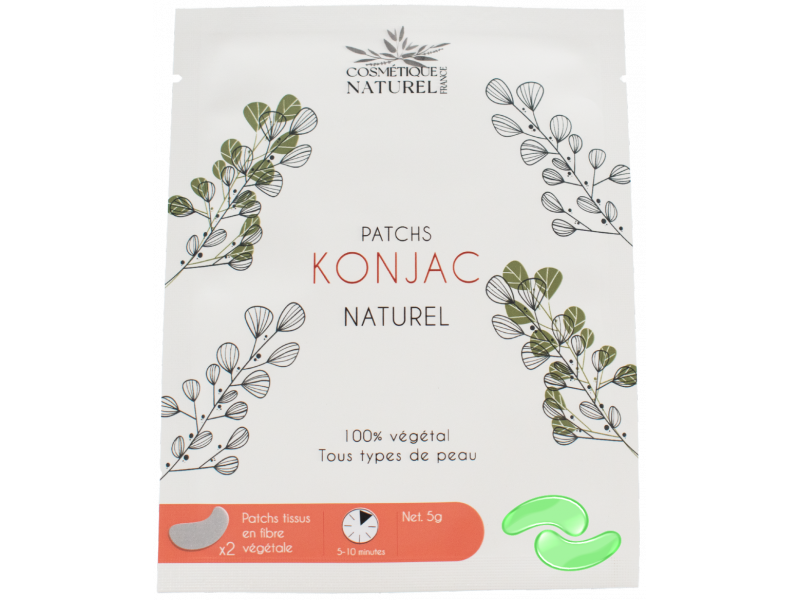 Patchs contours des yeux au Konjac - Aloé vera Pas Cher