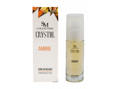 Crème contour des yeux à la poudre d'ambre 30ml 100% naturelle Pas Cher