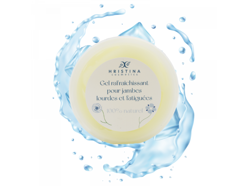 Gel rafraîchissant pour jambes lourdes et fatiguées - 100ml 100% naturel Pas Cher