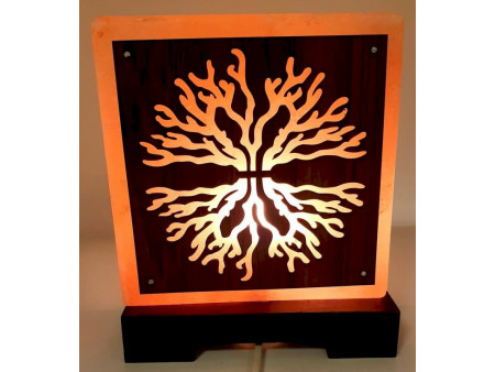 Lampe de Sel Himalaya Double Arbre de Vie Pas Cher
