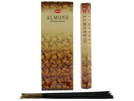 Encens HEM Amandes pas cher - Paiement Sécurisé