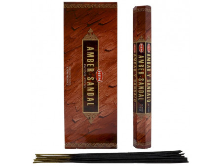 Encens HEM Ambre Santal pas cher - Paiement Sécurisé